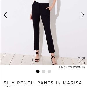Loft Slim Pencil Pants Marisa Fit